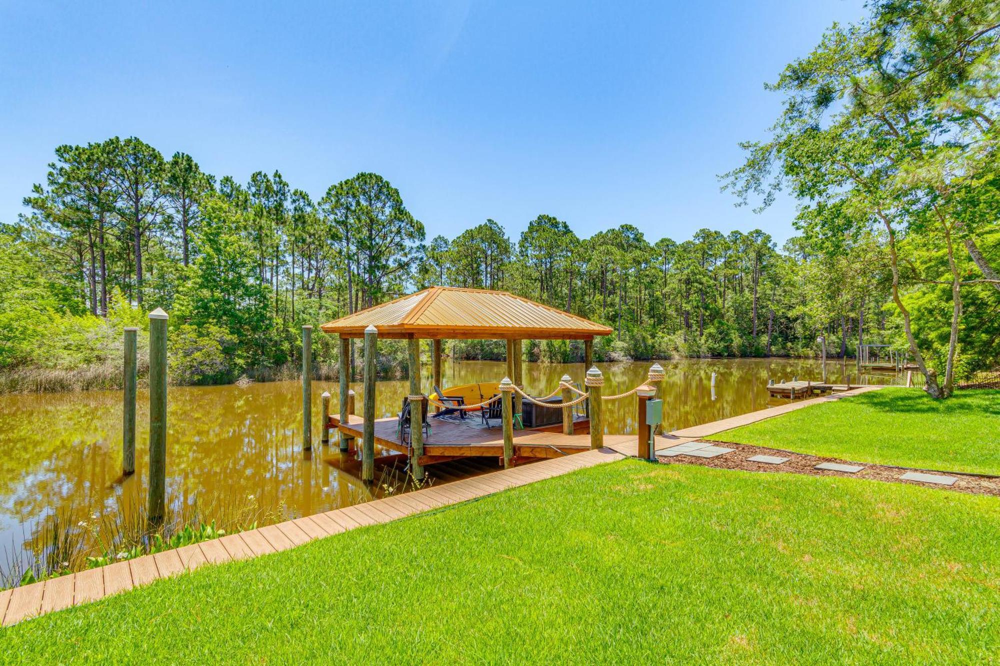 Waterfront Florida Vacation Rental With Boat Dock มิลตัน ภายนอก รูปภาพ