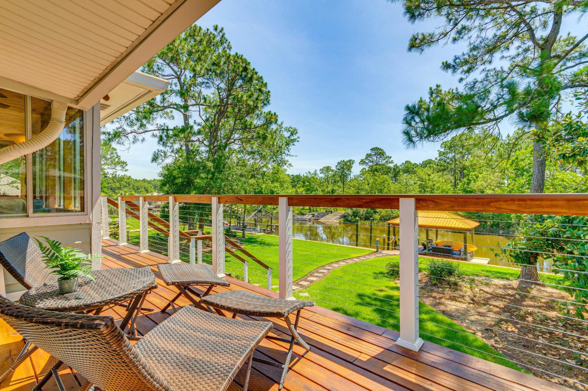Waterfront Florida Vacation Rental With Boat Dock มิลตัน ภายนอก รูปภาพ
