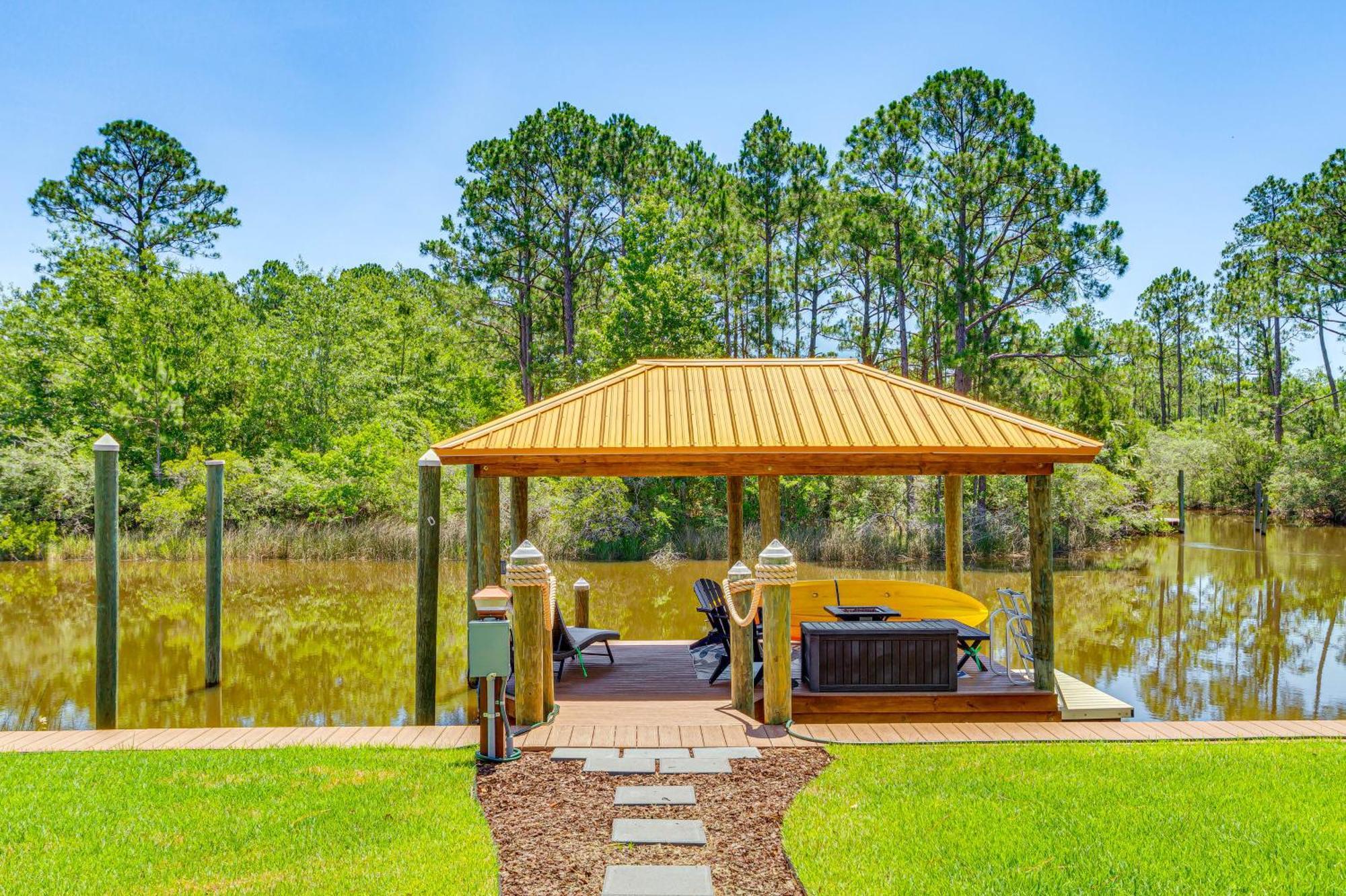 Waterfront Florida Vacation Rental With Boat Dock มิลตัน ภายนอก รูปภาพ