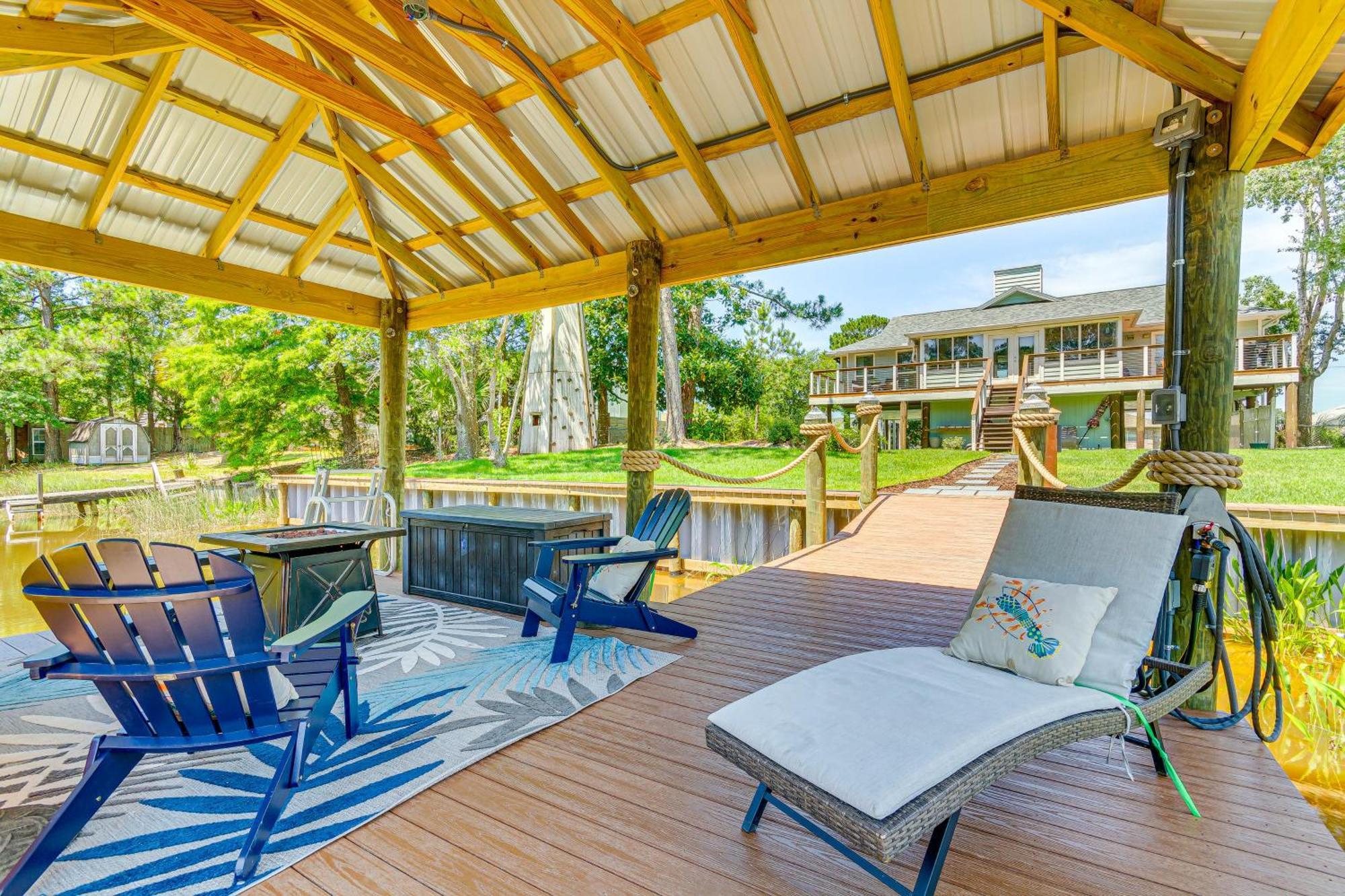 Waterfront Florida Vacation Rental With Boat Dock มิลตัน ภายนอก รูปภาพ