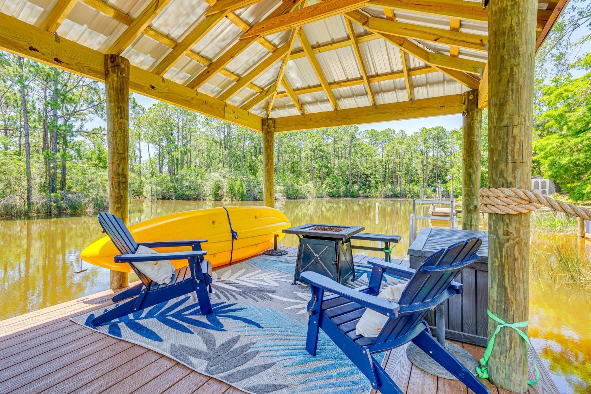 Waterfront Florida Vacation Rental With Boat Dock มิลตัน ภายนอก รูปภาพ